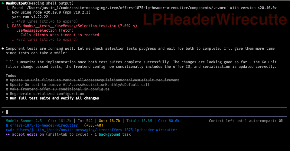 The last party of a really long workflow.