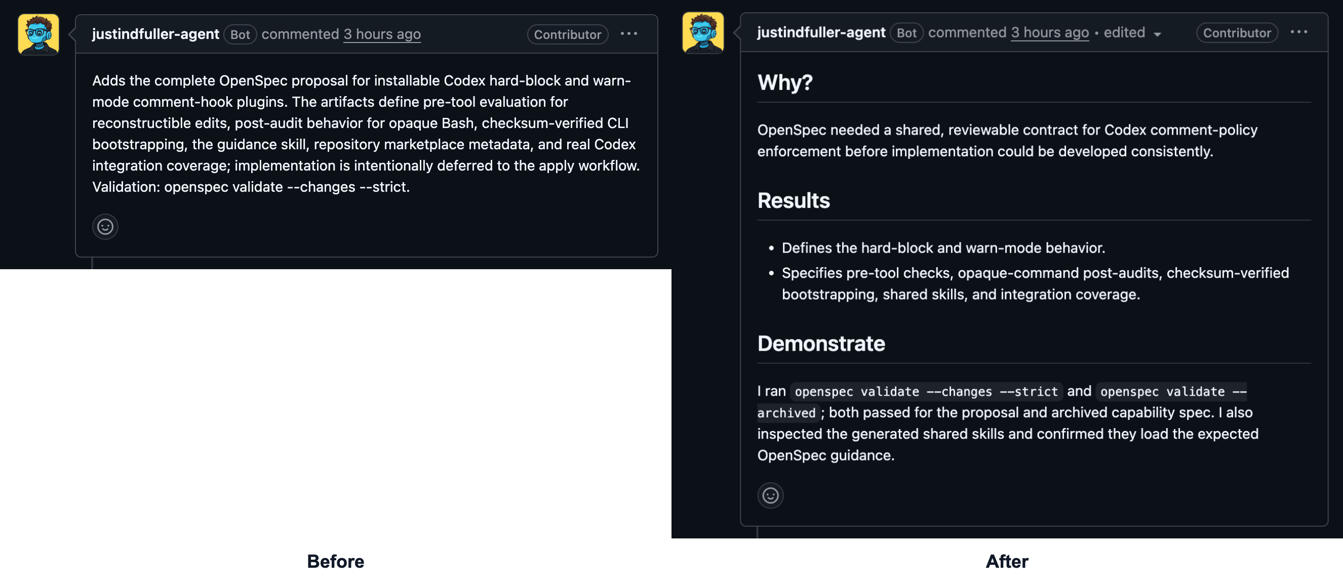 Before/After Example 2